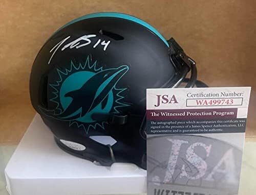 Trent Sherfield Dolphins Eclipse İmzalı Mini Kask Jsa Wa499743 - İmzalı NFL Mini Kasklar