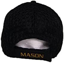 Siyah ÖRGÜ Mason Masonik Masonluk Mason Duvar Köşkü Yaz Kap ŞAPKA R-C946A