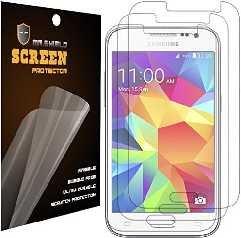 Mr. Kalkan Samsung Galaxy Core Prime Premium Clear Ekran Koruyucu için Tasarlanmış [3'lü Paket] Ömür Boyu Değiştirme