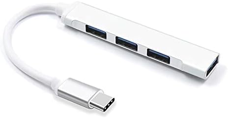 USB-C'den USB Adaptörüne USB C Hub, 4 Portlu Tip C Hub 3.0, MacBook Pro/Air,ipad Pro, Mac Mini, iMac 2021, Yüzey