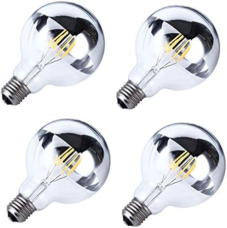 4 W Yarım Krom Ampuller Dim G25 (G80), E26 Doğal Beyaz 4000 K 40 W Eşdeğer 360lm Vintage Edison LED Dekoratif Ampuller