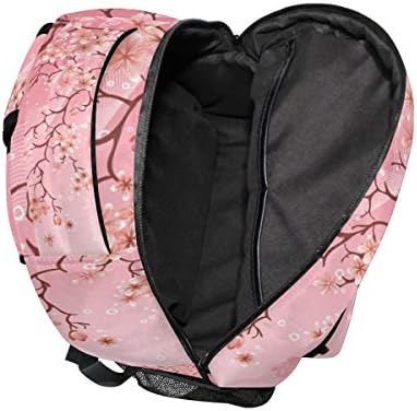 Kiraz çiçeği desen sırt çantaları seyahat Laptop sırt çantası okul çantaları gençler erkekler kadınlar için