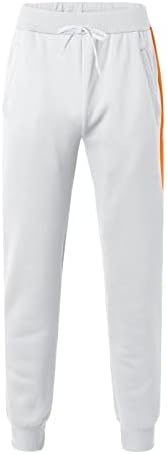 Polar Joggers Erkekler için erkek Bahar ve kış pantolonları Renk Eşleştirme Dikiş Rahat Kırpılmış Pantolon Dantel-up