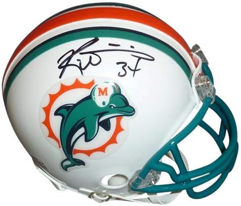 Ricky Williams İmzalı Miami Dolphins Mini Kask - İmzalı NFL Mini Kask