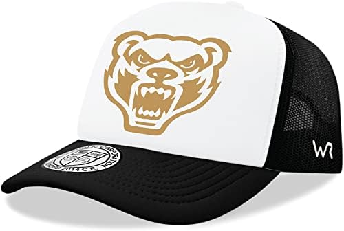 Oakland Üniversitesi Altın Grizzlies Jumbo Kolej Şapkası-Siyah