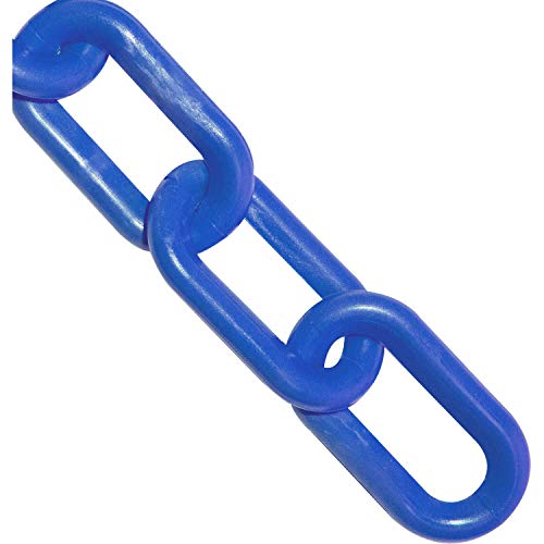 Mr. Chain Plastik Bariyer Zinciri, Mavi, 1,5 inç Bağlantı Çapı, 500 Fit Uzunluk (30006-500)