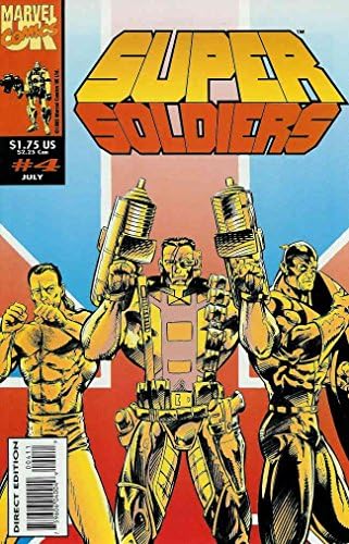 Süper Askerler 4 VF / NM ; Marvel İngiltere çizgi romanı / USAgent