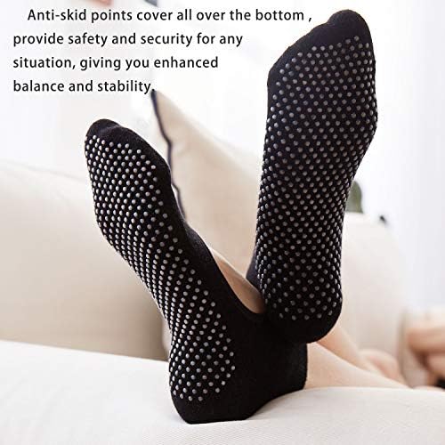 Yoga Çorap Kaymaz Skid Pilates Bale Barre Sapları ile Kadınlar için Cooque tarafından