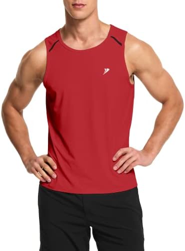 DEMOZU erkek Kolsuz Egzersiz Kas Gömlek Hızlı Kuru Koşu Atletik Gym Fitness Plaj Yüzmek Tank Top Büyük ve Uzun Boylu