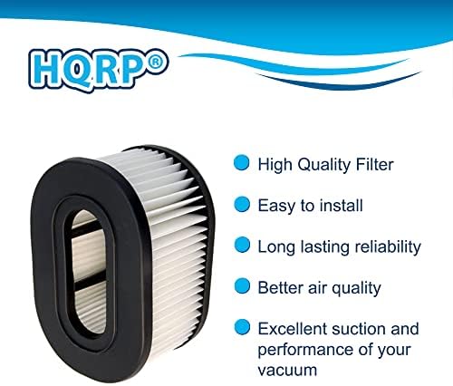 HQRP 2'li HEPA Filtresi ile uyumlu Hoover Katlanabilir Geniş Yollu TurboPower Runabout Torbasız Dik Elektrikli Süpürgeler,