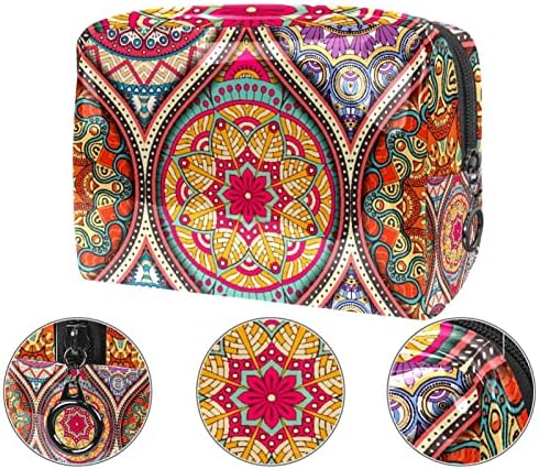 TBOUOBT Kozmetik Çantası Kadınlar için, Makyaj Çantaları Ferah makyaj çantası seyahat hediyesi, Mandala Vintage Bohemian
