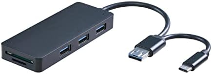 SOLUSTRE 5 1 Hub USB Adaptörü USB a Hub 5 Bağlantı Noktası USB USB Hub Multiport Adaptörü Tip Hub Ethernet Konnektörleri