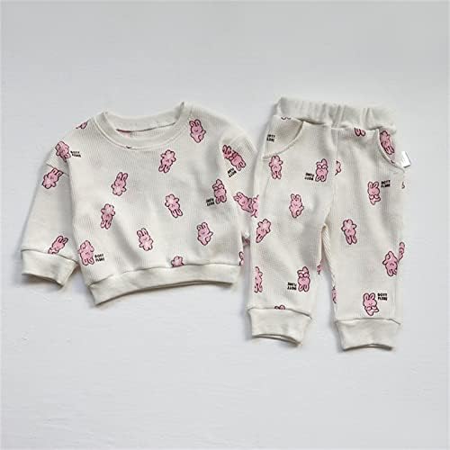 KAGAYD Çocuk Giysileri Kız Yenidoğan Bebek Bebek Kız Erkek Sonbahar Hayvan Baskı pamuklu uzun kollu tişört Uzun Pantolon