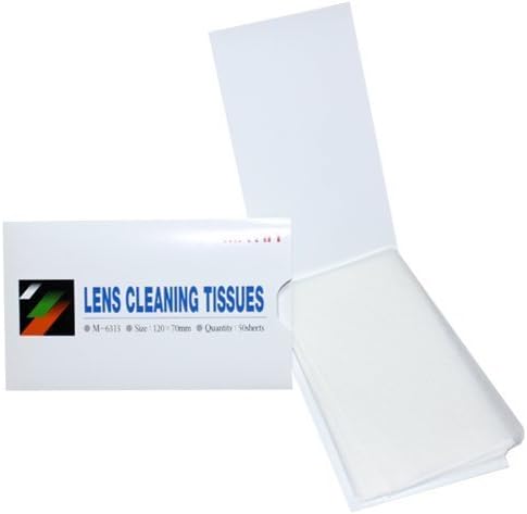 Kaplamalı Lensler ve Filtreler için Güvenli Matin Lens Temizleme Kağıdı Dokusu (200 Sayfa)