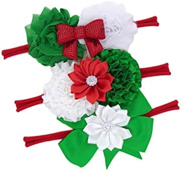 Bebek Bebek Noel Kafa Bandı Çiçek İlmek noel hediyesi 3 adet / takım JHC60