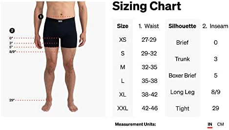 SAXX erkek iç çamaşırı-Non-Stop Streç Pamuk Boxer Kısa 3'lü Paket Dahili Kese Desteği ve Sinek İç Çamaşırı Erkekler