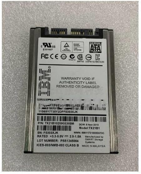 200 GB SATA 1.8 inç SSD Katı Hal Sürücü için 49Y6120 49Y6119 49Y6123
