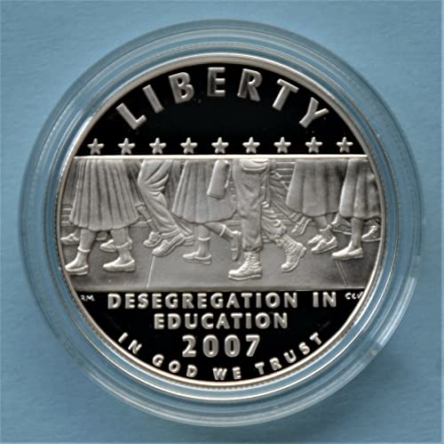 2007 P Little Rock Okul Ayrışma Eğitim Hatıra Geçirmez Gümüş Dolar ABD Nane DCAM