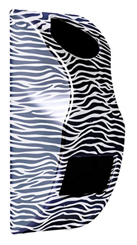 Saç kurutma makinesi / saç düzleştirici tutucu (Siyah Beyaz Zebra Baskı)