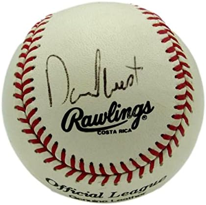 David West Minnesota Twins İmzalı / İmzalı OML Beyzbol 162690-İmzalı Beyzbol Topları