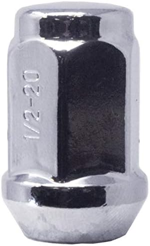 Mastiff 13754, Palamut Çıkıntısı Pazar Sonrası bijon Seti - 1/2-20 Diş, Üçlü Krom Kaplama, 3/4 Altıgen, 60 Derece