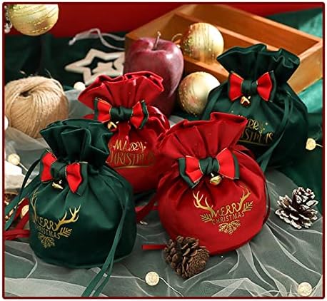 HHmeı Noel Dekorasyon Yaratılış Noel Arifesi Uygulama Kutusu Noel Pazen Çanta Paket Ağız Çanta SGCABİaBthE46H
