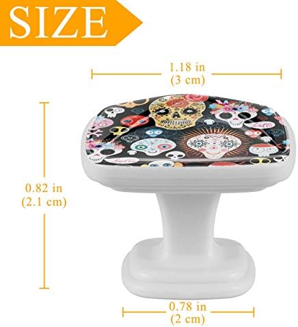 Idealiy Sevimli Kafatası Kapı Çekmece çekme kolu mobilya dekorasyonu için Mutfak Dolabı Tuvalet Masası