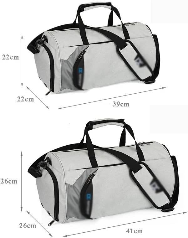 n / a erkek kadın spor eğitimi kuru ıslak spor çantaları seyahat omuz çantası açık çanta (Renk: B, boyutu: büyük)