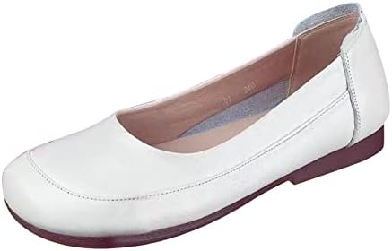 Kadınlar için düz ayakkabı Kadınlar için yürüyüş ayakkabısı Bayan Ayakkabıları Retro moda ayakkabılar Yumuşak Taban
