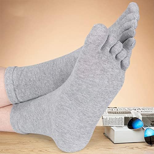 Meaiguo Ayak Çorap Koşu Beş Parmak Ekip Pamuk Erkekler Kadınlar için 3-4 Çift