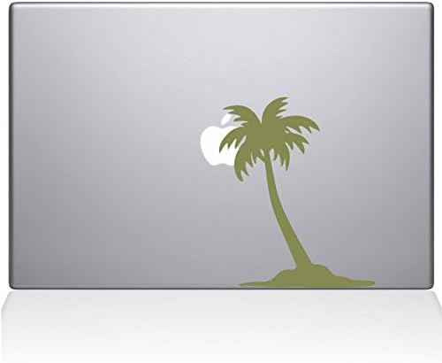 Çıkartma Gurusu Palmiye Ağacı Çıkartması Vinil Çıkartma, 13 MacBook Air, Altın (2304-MAC-13A-G)