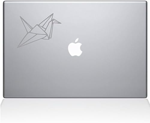 Çıkartma Gurusu Kağıt Vinç Çıkartması Vinil Etiket, 15 MacBook Pro (2015 ve Eski Modeller), Gümüş (1427-MAC-15P-S)