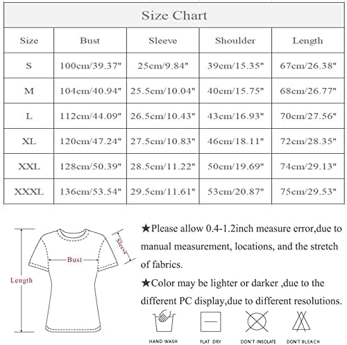 Bayan 2023 Yaz Üstleri Zarif Kısa Kollu V Boyun T-Shirt Leopar Geometrik Baskı Casual Gevşek Fit Bluz Gömlek