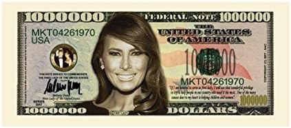 Amerikan Sanat Klasikleri 5'li Paket-Melania Trump-First Lady-First Family Milyon Dolarlık Banknot