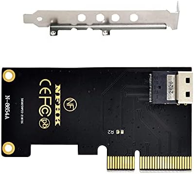 Xıwaı PCI-E 4X to U. 2 U2 Kiti SFF-8639 to SFF-8654 İnce SAS NVME PCIe SSD Adaptörü Anakart için