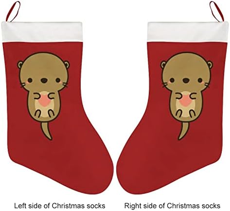 Sevimli Mühür Noel Çorap Kısa Peluş Noel Çorap Asılı Süsleme Noel Ağacı Şömine Dekorasyon 26x42cm