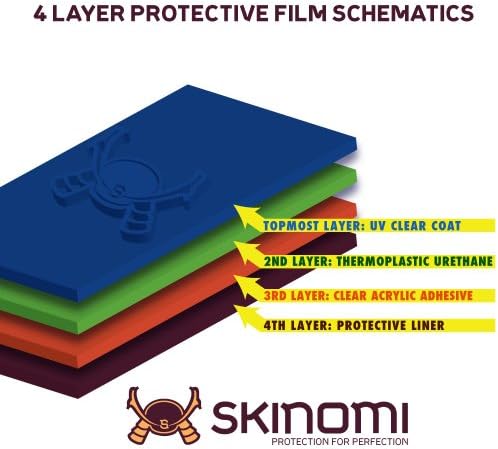 Skinomi Altın Karbon Fiber Tam Vücut Cilt ile Uyumlu HP Chromebook 11 (Tam Kapsama) TechSkin Kabarcık Önleyici Film