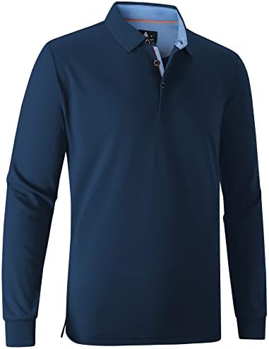 SWİSSWELL Polo GÖMLEK Erkekler için Uzun / Kısa Kollu Nem Esneklik Tenis Gömlek Örgü Spor T Shirt