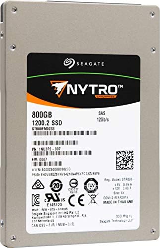 Seagate Nytro 1200.2 ST800FM0233 800 GB eMLC Çift 12 Gb/sn SAS 2.5 - 7mm