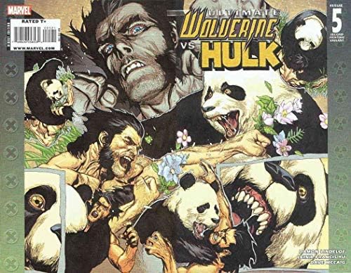Ultimate Wolverine vs Hulk 5 (2.) VF/NM ; Marvel çizgi romanı