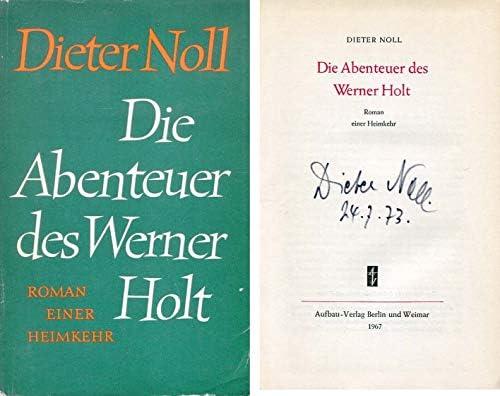 YAZAR Dieter Noll imzası, imzalı kitap