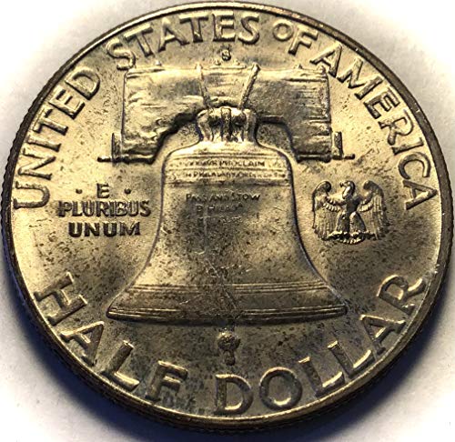 1951 P Franklin Gümüş Yarım Dolarlık Satıcı Darphane Eyaleti