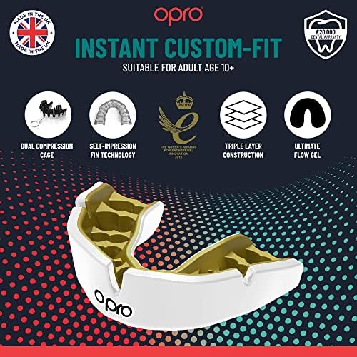 OPRO Instant Custom-Fit Ağız Koruyucusu, Üstün Konfor, Koruma ve Uyum için Devrim Niteliğinde Montaj Teknolojisine