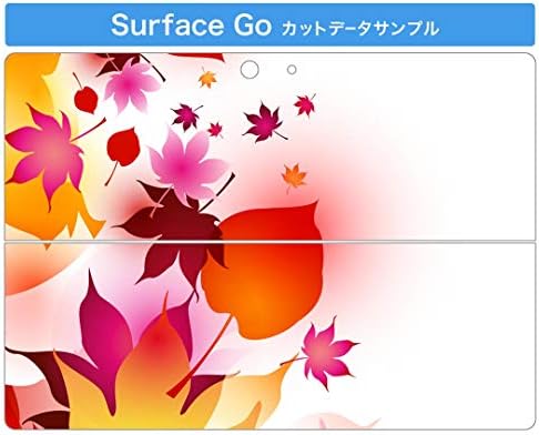 ıgstıcker Çıkartması Kapak Microsoft Surface Go/Go 2 Ultra İnce Koruyucu Vücut Sticker Skins 001303 Sonbahar Yaprakları