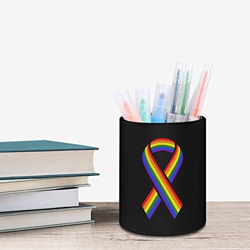 Eşcinsel Gurur LGBT Farkındalık Şerit Baskılı kalemlik kalem Bardak masa düzenleyici makyaj fırçası Tutucu Bardak
