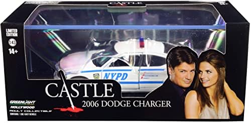 2006 Şarj Cihazı Beyaz New York City Polis Departmanı (NYPD) Kale (2009-) TV Serisi 1/43 pres döküm model araba