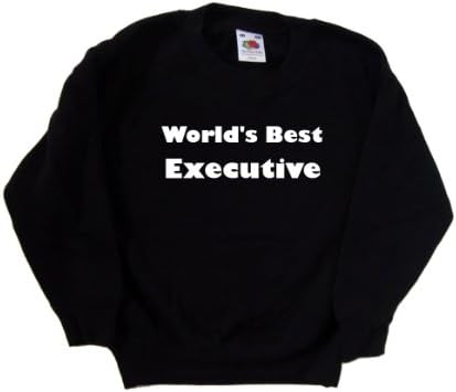 Dünyanın en iyi Executive Siyah Çocuk Sweatshirt
