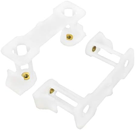 X-DREE Değiştirmeleri Beyaz Plastik Ayak için 2 Adet 4510 Parlatıcı (Ricambi çin'de plastica bianca 2 piedini başına