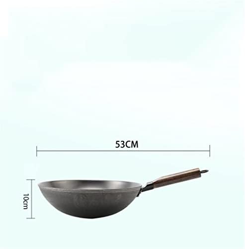 FZZDP Kalın Dipli Wok Pişirme tencere kapağı Indüksiyon Ocak Gaz Wok kızartma tavası kızartma tavası Mutfak Eşyaları