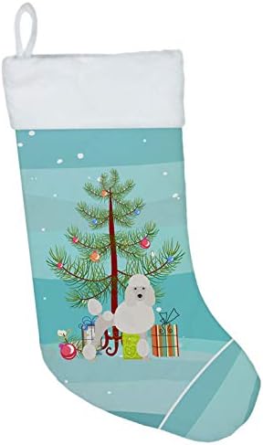 Caroline Hazineleri CK3478CS Minyatür Kaniş Noel Ağacı Noel Çorap, Şömine Asılı Çorap Noel Sezonu Parti Dekor Aile